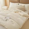 High Quality 2-in-1 Soybean Fiber Quilt with Zipper Autumn Winter Thickened Warm Comforter Grade A Queen Soft Double Bed Duvet