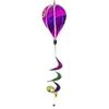 Giant Size Rainbow Hot Air Balloon Plastic Material 43.3inch Height Pinwheels Rotating Sequins 4X Balloon Whirligigs