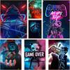 Nordic Game Game Console Posters Gamer Controller Canvas Painting Gamepad Picture for Teenage Boys Room Decorative Playroom
