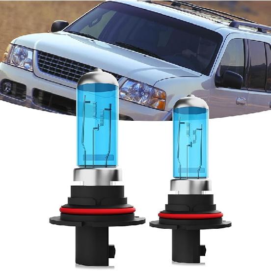Галогенные фары подходят для Ford Explorer 2002-2005, лампы фар, 9005/HB3/H10 дальний свет + 9006/HB4 ближний свет + 9145/9140 противотуманные фары, комплект, подключи и