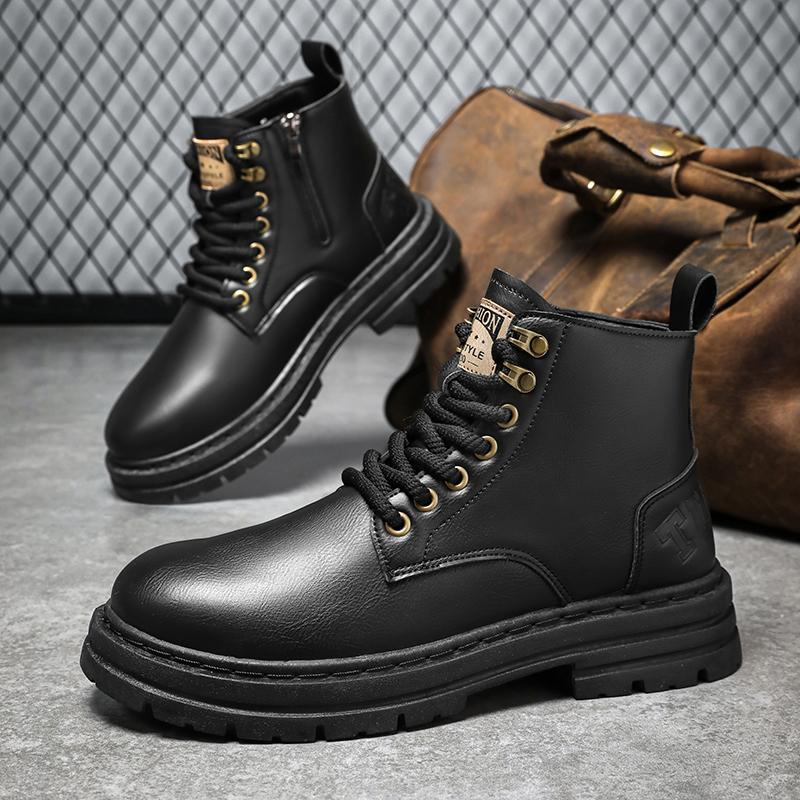 Luxury Men Boots Autumn Winter Slippers Warm Men Shoes Sneakers Male Tenis Shoes Boots Men Sneakers Winter High Top Shoes for Men