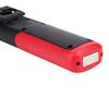 Portable USB Rechargeable LED COB Working Lamp Light Outdoor Magnet Hook Flashlight(Red)