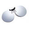 Round Clip On Sunglasses Unisex Polarized Clip On Lenses Rimless Clip On Sunglasses Photochromic For Driving Fashion Fishing