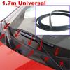 Wiper Cover Car Ageing Rubber Seal Strip Water Diversion Trim Moulding Under Front Windshield Panel