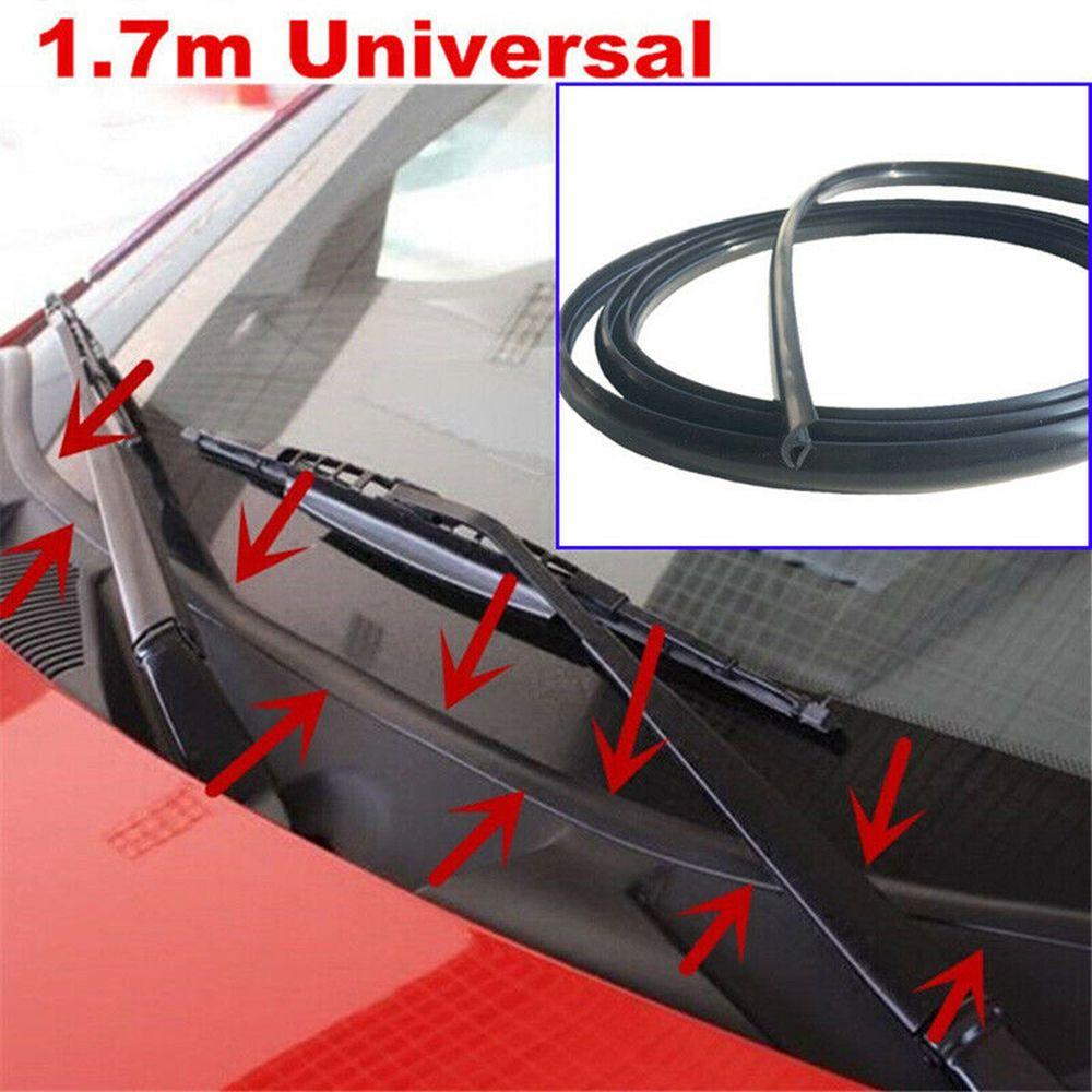 Wiper Cover Car Ageing Rubber Seal Strip Water Diversion Trim Moulding Under Front Windshield Panel