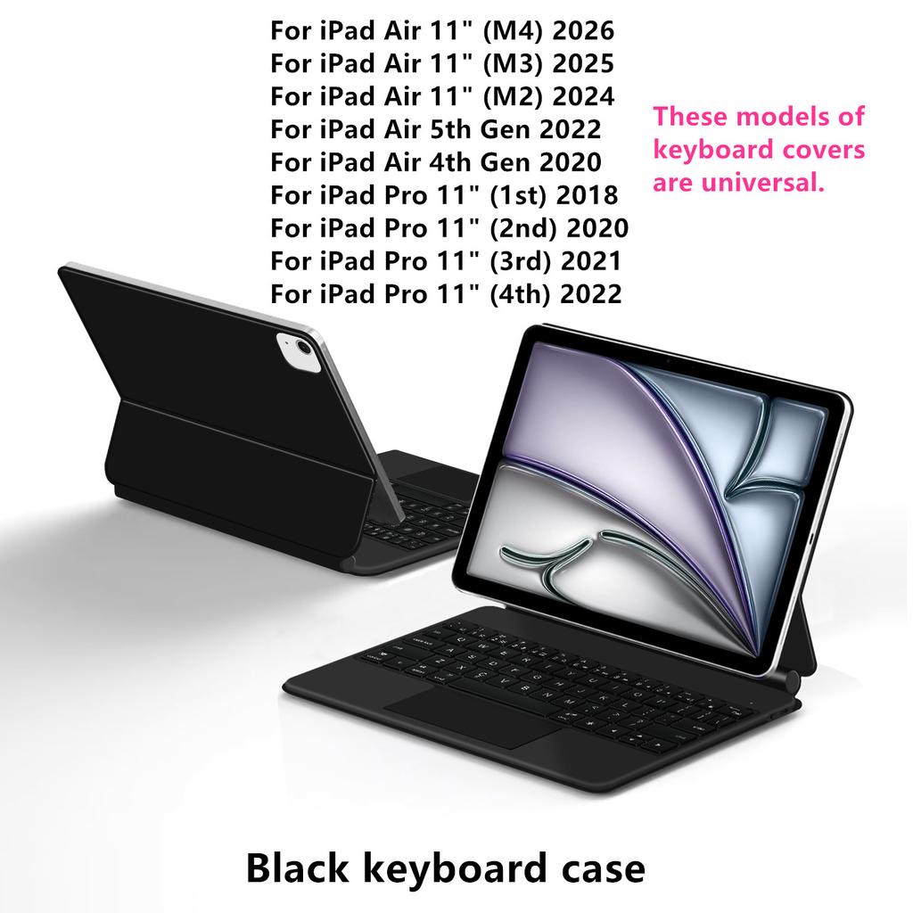 Magic Keyboard для iPad Air 11" Чехол для iPad Air 11 дюймов M2 M3 M4 Air 4 5 6-го 7-го 8-го Поколения Pro 11'' Smart Keyboard Folio