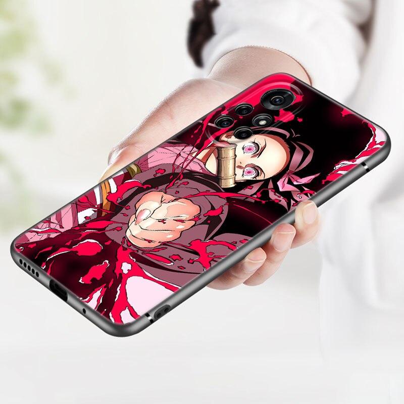 Чехол для телефона с изображением аниме «Убийца демонов» для Huawei Honor 60 50 SE 30S Mate 30 20 10 Lite 40 Nova 9 8 Pro Y60 8i 7i 7SE 5T Премиум-чехол