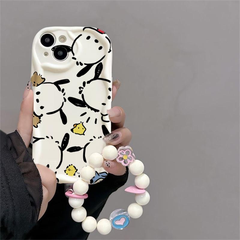 Цепочка-держатель для телефона Hello Kitty Kuromi Чехол для Xiaomi Redmi Note 15 5G 15C 15 14C 13C Note 14 13 12 Pro Plus 5G Pochacco Чехол