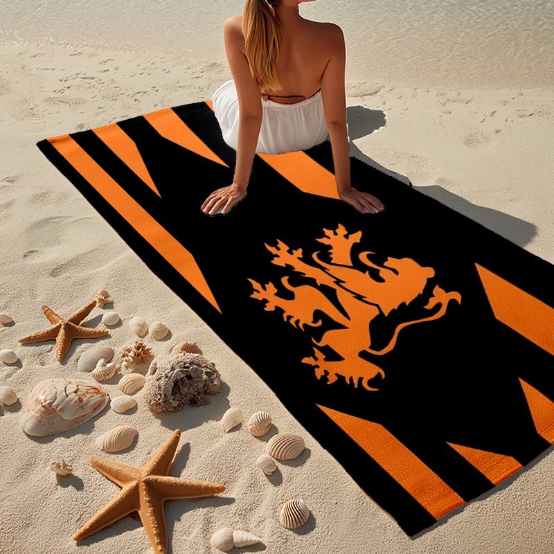 Dundee United Crest Design Beach Towel, Quick-drying, Easy to Care for, Use for Both Fitness and Beach Vacations,Sports Essential Fan Gift