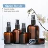Bottles Essential Oil Refillable Bottle Brown Spray Bottle Glass Container Refillable  Accessories