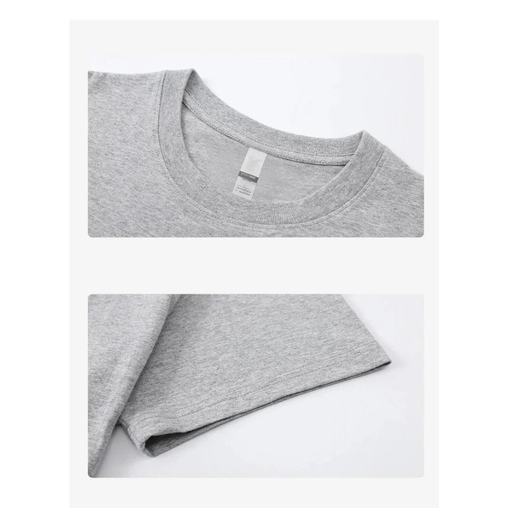 Summer Womens T Shirt Short Sleeve Tee 100% Cotton Plain Top Casual Woman Clothes Loose Top