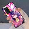Чехол для телефона Oshi No Ko из аниме для Samsung S26 S25 Plus S20 S20 Plus S22 Ultra S23 FE S21 Plus S21 Ultra Стеклянная крышка