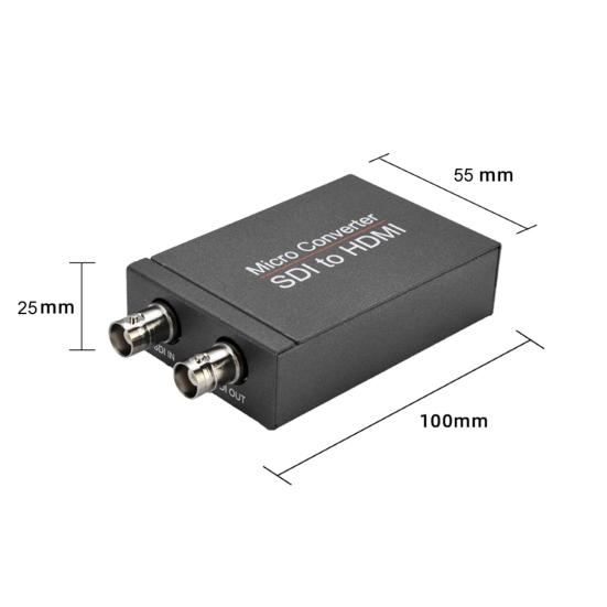 1080P 3G SDI в HDMI-совместимый Видео BNC Удлинитель Автоматическое Определение Формата Конвертер Адаптер