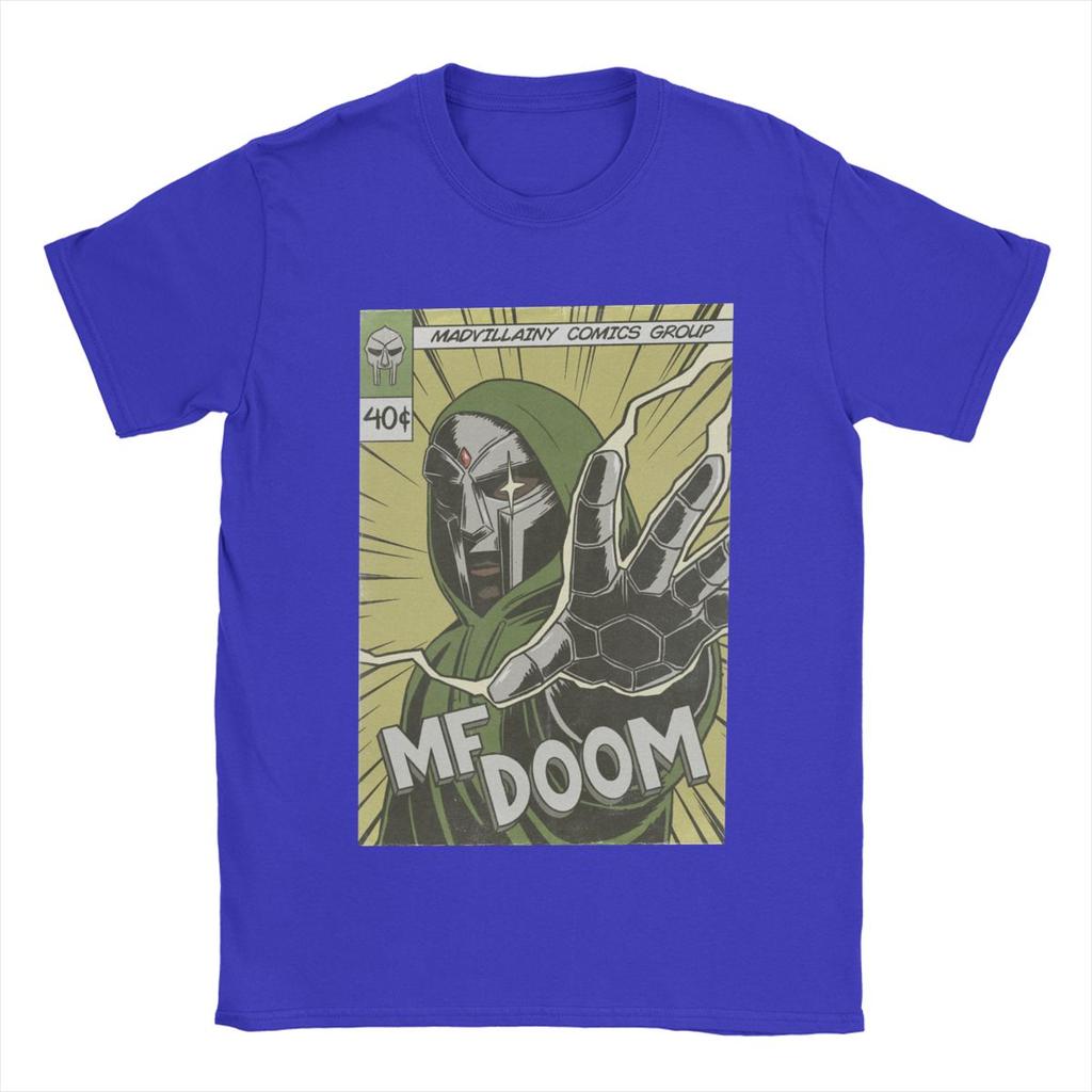 Комиксы Madvillain Певец Mf Dooms Madlib Футболки Мужские 100% Хлопок Футболка Круглый Вырез Футболка Короткий Рукав Одежда Вечеринка