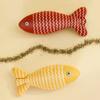 Cat simulation fish toy teasing stick self fun and relieve boredom supplies interactive simulation fish playing with cat toys