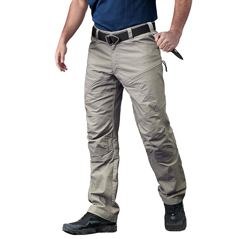 Men's Tactical Cargo Pants Men Waterproof Stretch Ripstop Army Combat Military Trousers Multi Pocket Lightweight Outdoor Hiking Pants