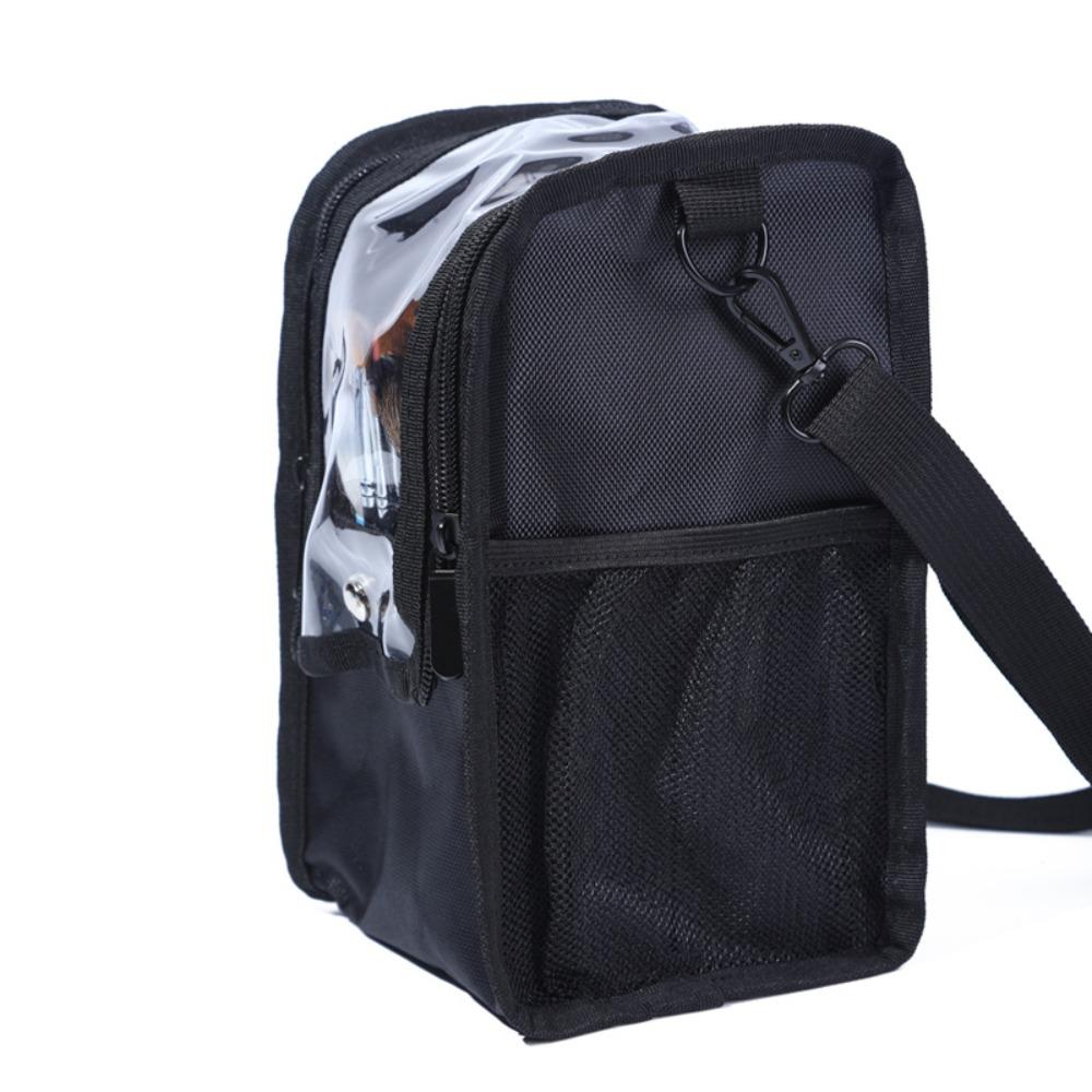 Черная косметичка Профессиональная сумка для туалетных принадлежностей Сумка через плечо для кистей для макияжа Визажист