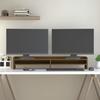 VidaXL Monitor Stand Honey Brown 100x24x16 Cm Solid Pine Wood 813992