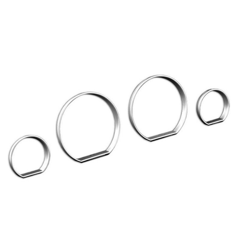 AEA6-Car Front Instrument Trim Frame Speedometer Dial Ring Bezel Car Interior Accessories For BMW 3 Series E46 1998-2007