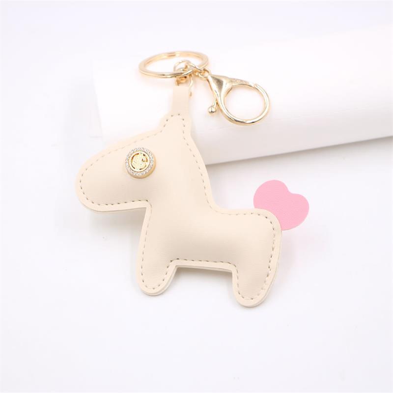 Модный Милый Лошадь Сердце Хвост Пони ПУ Кожа Брелок Подвеска Цепочка для Телефона Подвеска для Сумки Украшение для Рюкзака Аксессуар Подарок