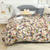 1pc Nordic Pastoral Flowers Cotton Blanket and Throws for Sofa Towel Summer Blanket Thin Quilt Gauze Soft Bedspread Cover Blanket