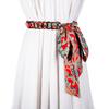 Ethnic Style Scarves, Knotted Waistbands, Women's Decorative Dresses, Versatile Coconut Shell Pants Straps, Flower Patterned Decorations
