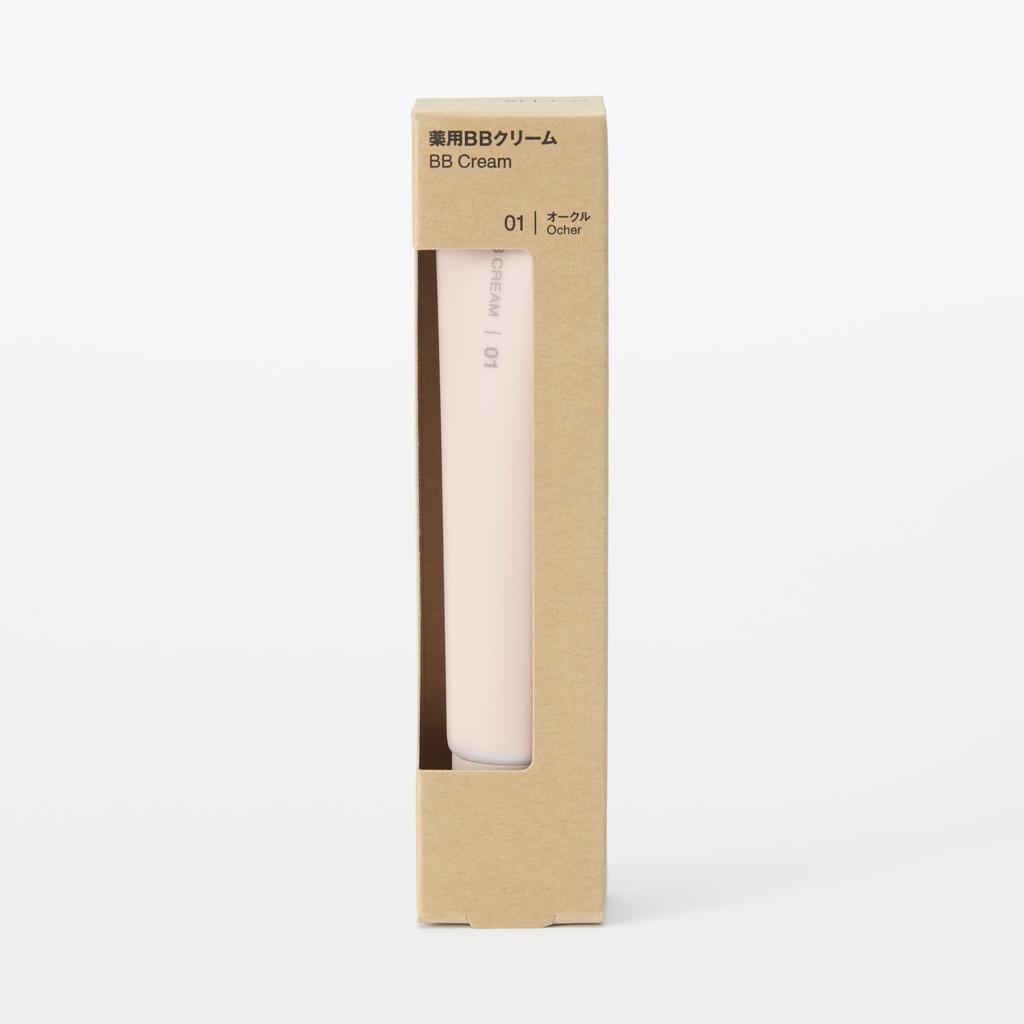 MUJI Medicated BB 30g Cream, Ocher, SPF50+ PA++++, (OAP23A4S)