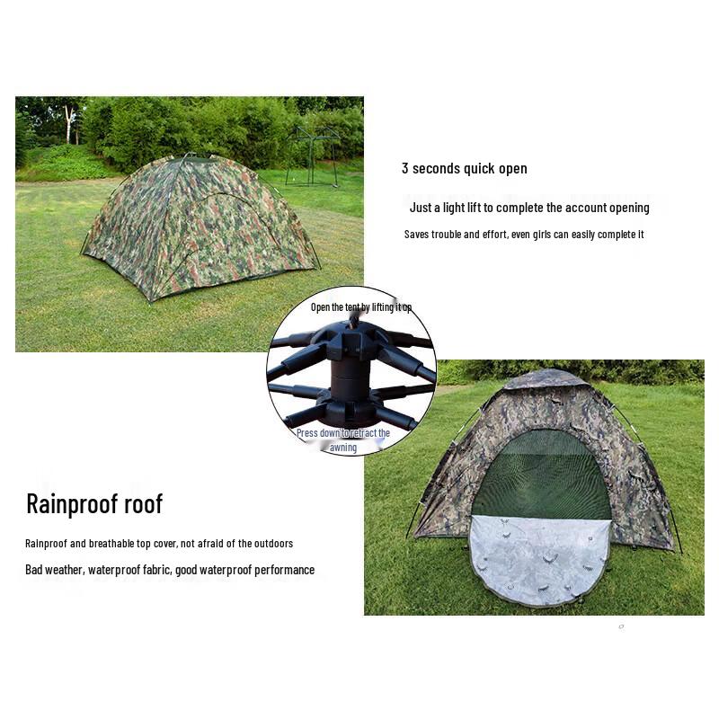 Jixiong Portable 2-Person Camping Tent