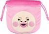 Tees Factory Kobito Zukan Plush Drawstring Bag, Kakuremomojiri, H160 X W160mm, KD-5530369KM