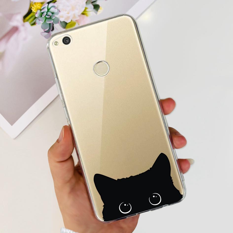 For Huawei P8 Lite 2017 Case P9 Lite 2017 Cover Fashion Marble Transparent Soft Bumper For Honor 8 Lite PRA-LX2 Nova Lite Covers