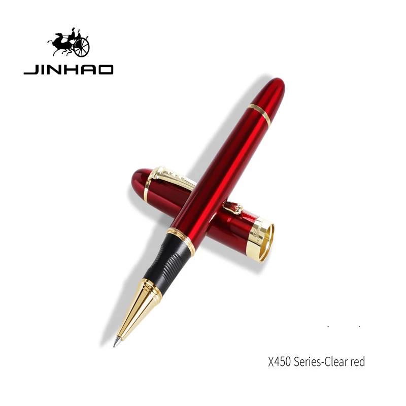 JINHAO X450 Классические шариковые ручки Роскошная ручка для письма с пером 0,5 мм Офисная подпись Школьная Каллиграфия Письменные принадлежности Канцелярские товары
