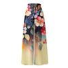 Women's Pocket High-waisted Wide-leg Pants Floral Print Casual Pants