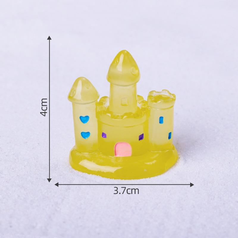 Замок Мечты Яркая Луна Маленький Дом Декоративные Аксессуары Микро-ландшафт Маленькие Украшения