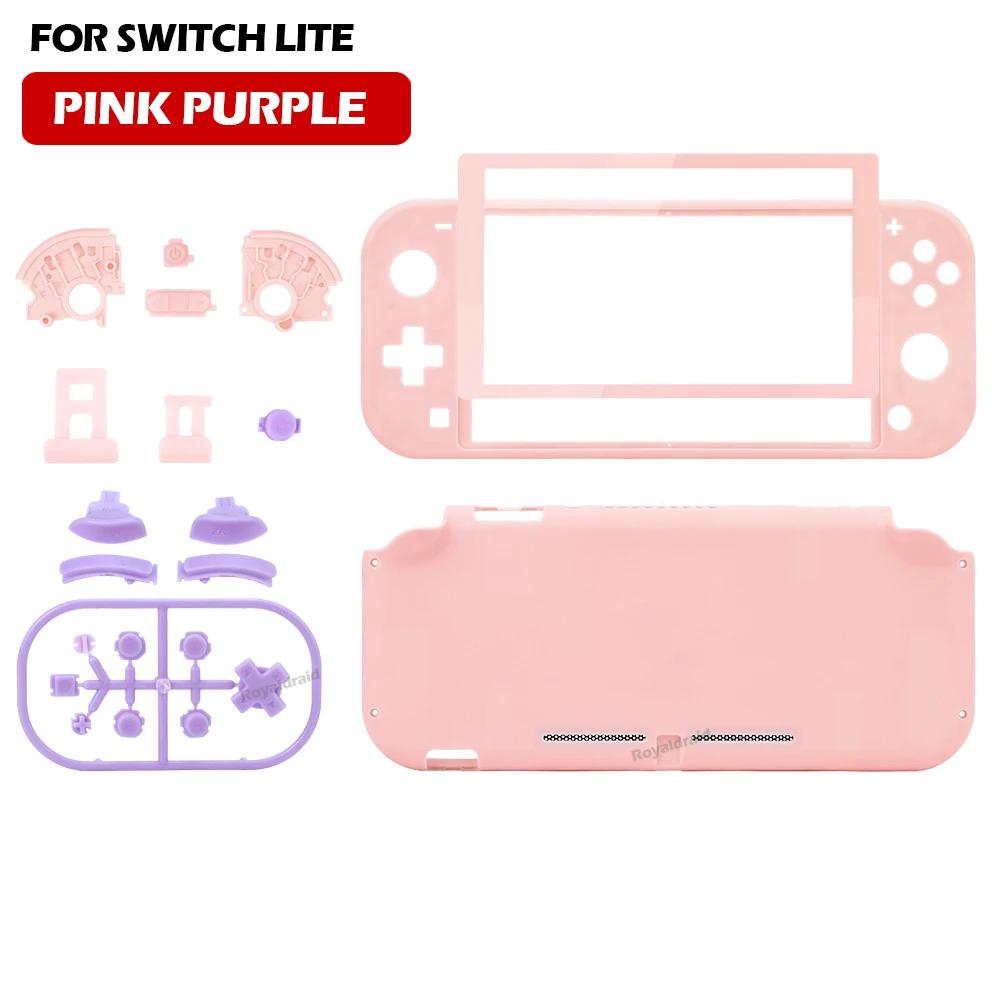 Для NS Switch Lite сменный корпус, набор для самостоятельной настройки с передней и задней крышками, кнопками, закаленным стеклом, инструментами для ремонта