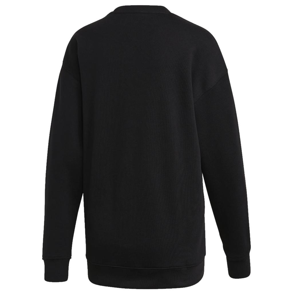 Adidas Trefoil Crew Толстовка, Женская черная толстовка