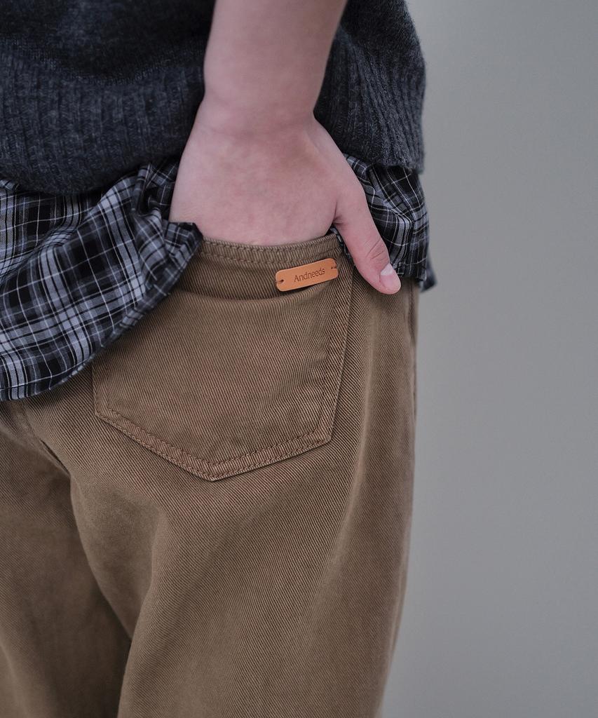 ANDNEEDS Harven Dyed Denim (Brown)