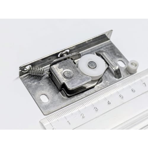 Set of Two Genuine YKK-AP Screen Door Rollers (YKK K12343, YKK 3K12594). For Box-type Screen Doors, Apartments, and Buildings. [YKK K12343 Successor