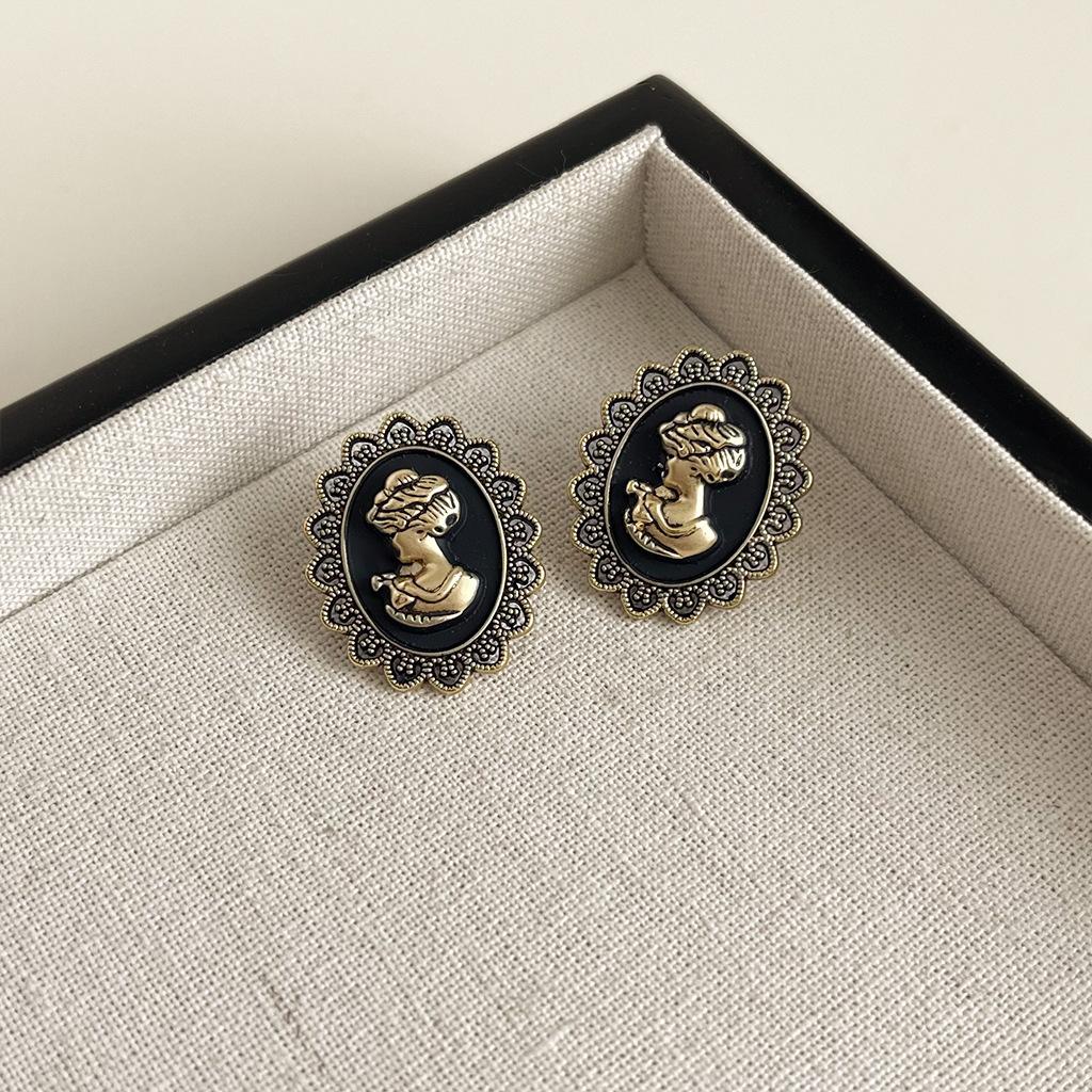 Ретро и модные женские серьги, квадратные серьги-капли масла, элитное чувство, модный темперамент, аксессуары для ушей