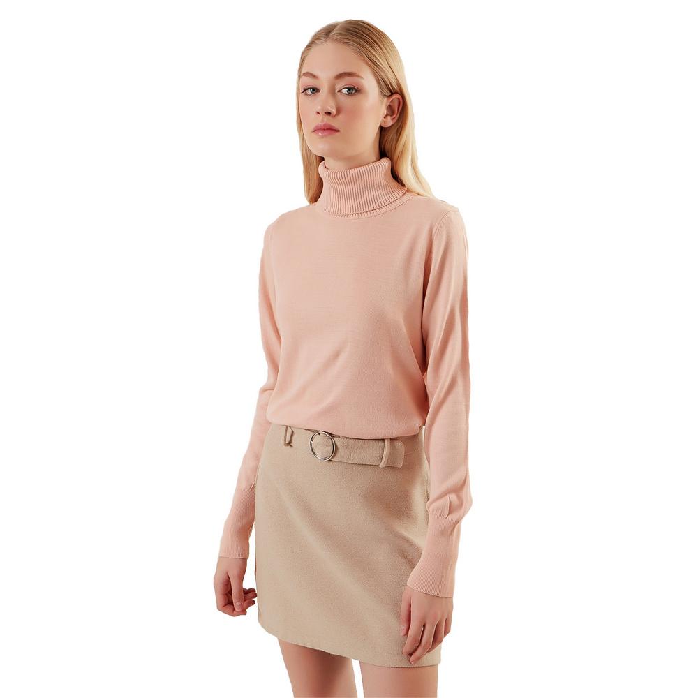 Fierte Женский свитер Bgdt47000 Водолазка Трикотаж