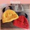 Acrylic Solid Color Knit Hat Elastic Fit Autumn Winter Cold Supplies Protection