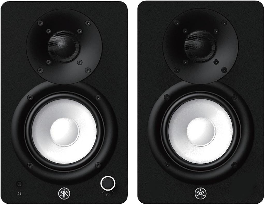 Компактная студийная мониторная акустическая система Yamaha Powered HS4 черного цвета