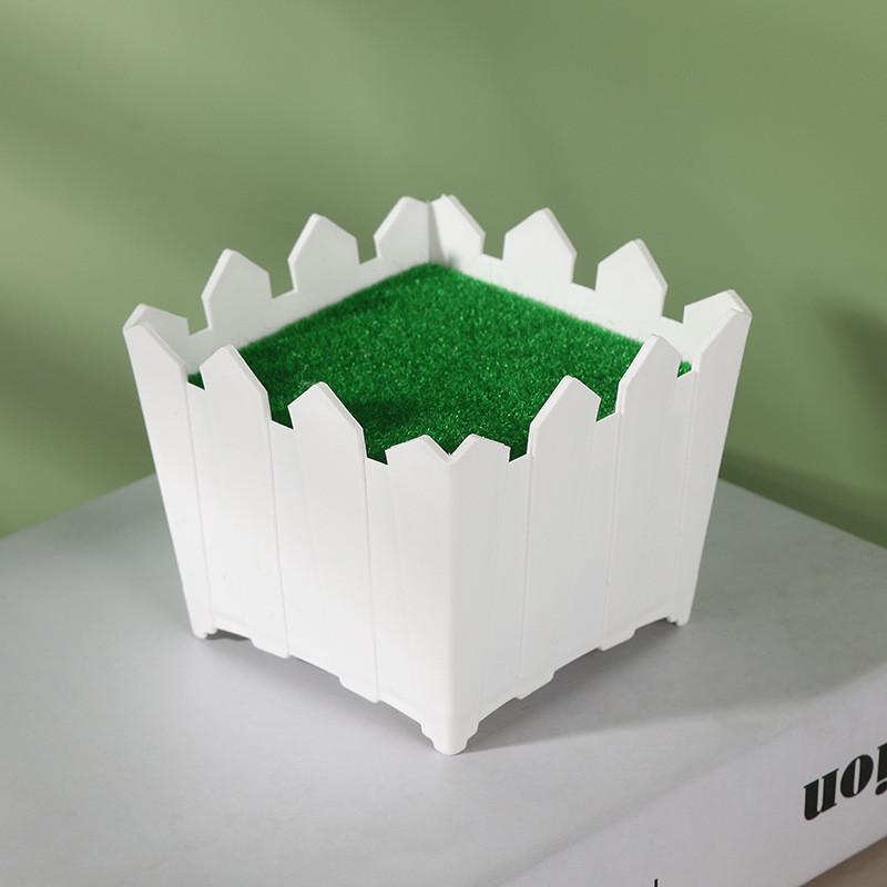 Силиконовые керамические овальные и квадратные пластиковые цветочные горшки для небольших декоративных растений и настольного декора