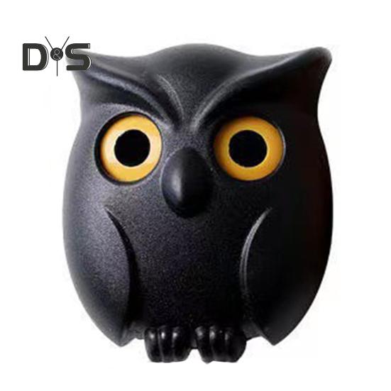 Держатель для ключей в виде совы, магнитные крючки для ключей Wink, грузоподъемность 5,5 фунтов, простая установка, мини-держатель для ключей в виде совы, настенное украшение