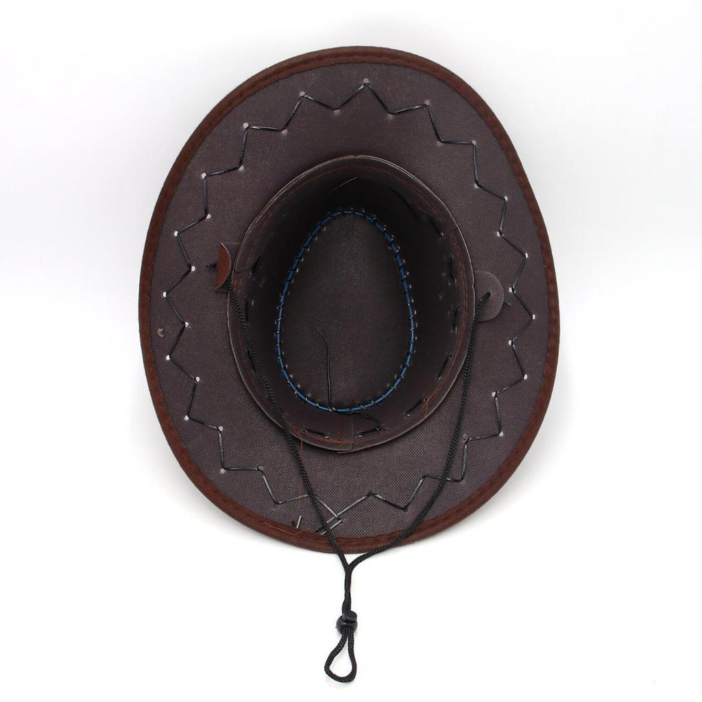 Ковбойская шляпа замшевая корейская версия шляпы от солнца для мужчин и женщин, пляжная шляпа для отдыха на траве, шляпа для верховой езды