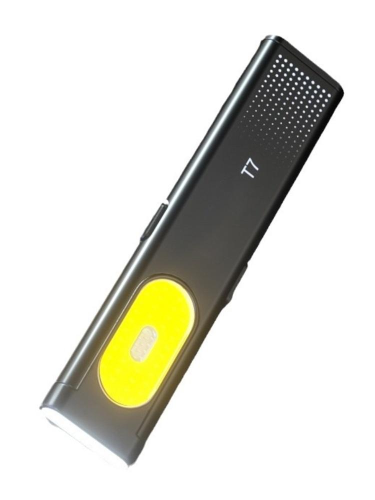 LED Flashlight USB-C Rechargeable 470Lm Portable Mini Torch Light Pocket Lantern Flood Work Light Magnetic Back Clip