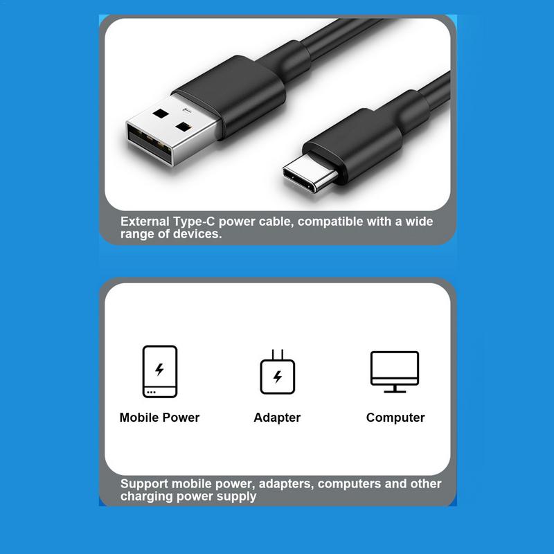 Автомобильный вентилятор с двойной головкой и светодиодной подсветкой, вращающийся на 360 градусов, автомобильный охлаждающий вентилятор, малошумные охлаждающие вентиляторы, автомобильные электроприборы