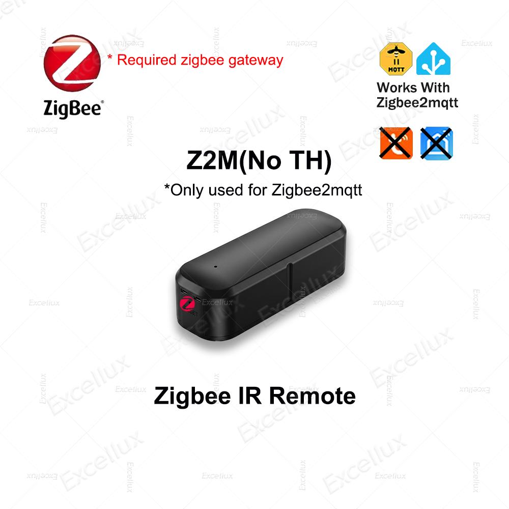 Zigbee Smart IR Remote Universal Infrared Remote with Temp Humidity Detection For AC TV Fan,For TUYA Smart Life Z2M,Hub Required