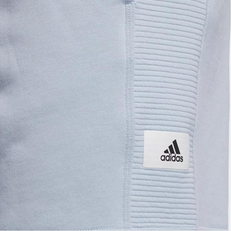 Adidas Всесезонные флисовые шорты с однотонной биркой и логотипом. Мужские шорты синие IN1420