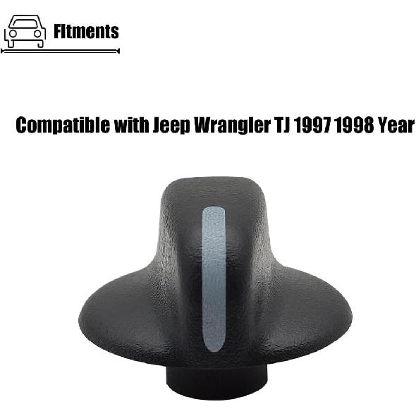 Ручка управления отопителем AC, совместимая с Jeep Wrangler 1997 1998 года, ручка вентилятора обдува для 4882790