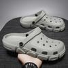 Fashion Clogs For Men EVA Light Hole Garden Shoes Outdoor Male Beach Sandals Home Bathroom Shoe Unisex Casual Slides